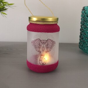 Photophore Olifant kaars LED nachtlampje deco
