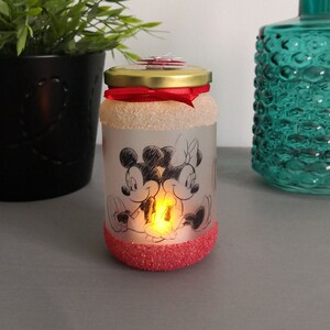 Photophore Mickey en Minnie LED nachtlampje deco