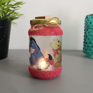 Photophore Winnie l'ourson Disney bougie LED veilleuse déco image 1