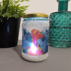 Fotofore De kleine zeemeermin kaars LED nachtlampje deco