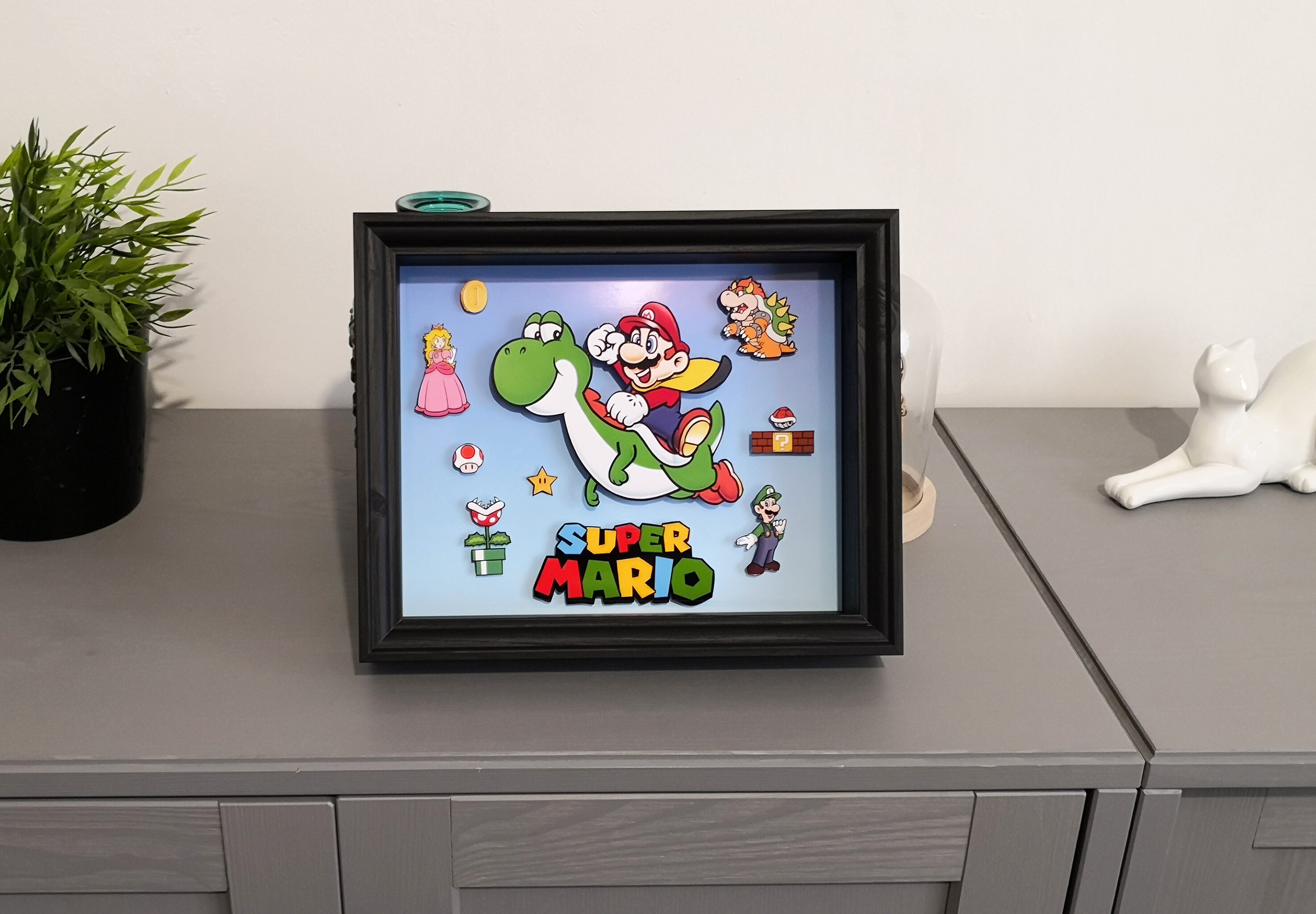 Shadowbox Super Mario