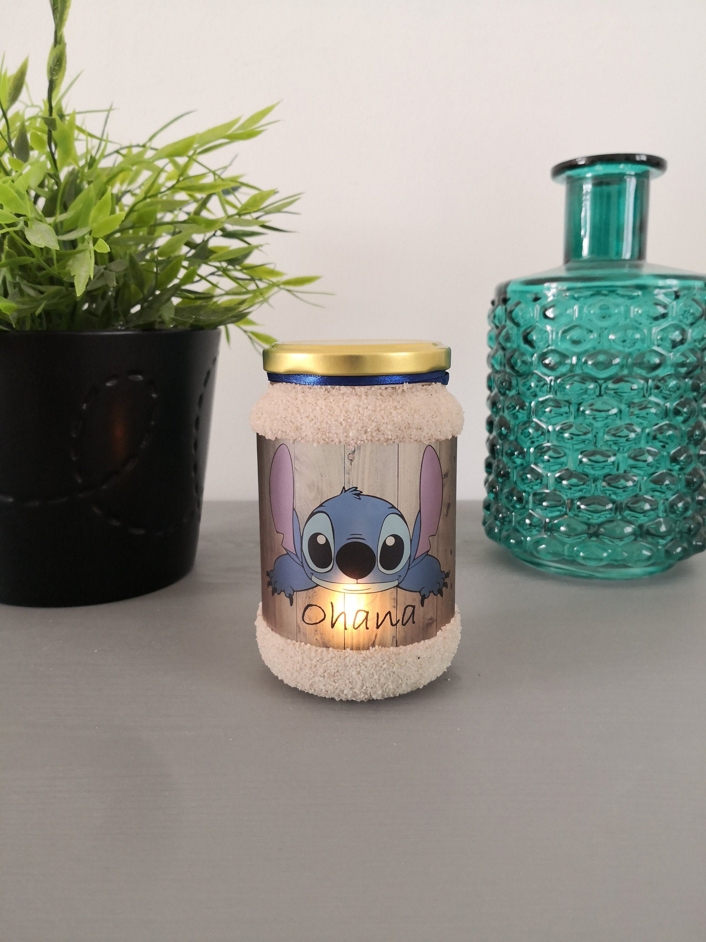 Photophore Stitch Led Veilleuse Déco