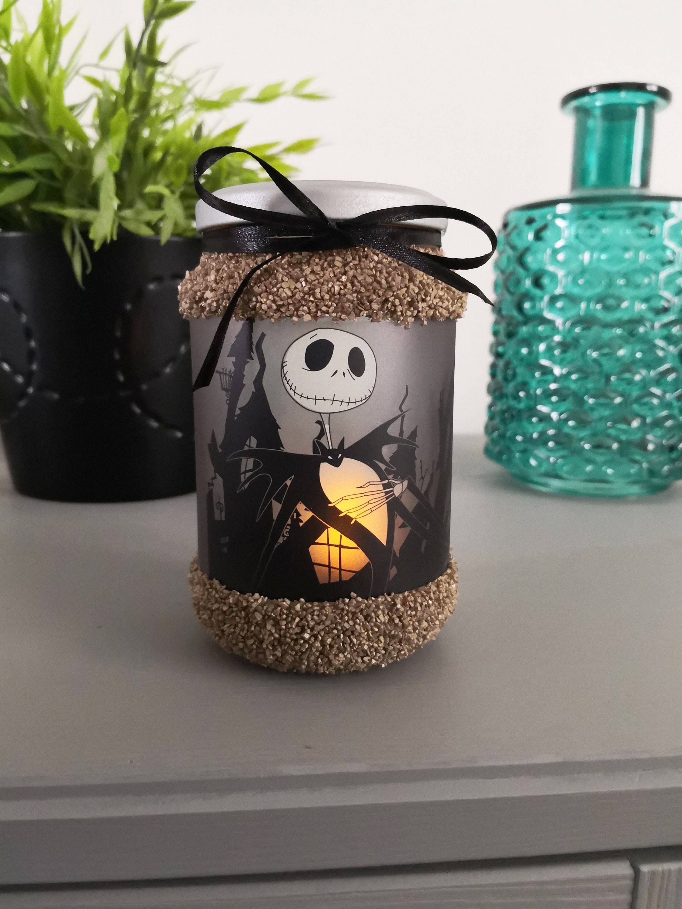 Photophore L'etrange Noël de Mr Jack Bougie Led Veilleuse Déco