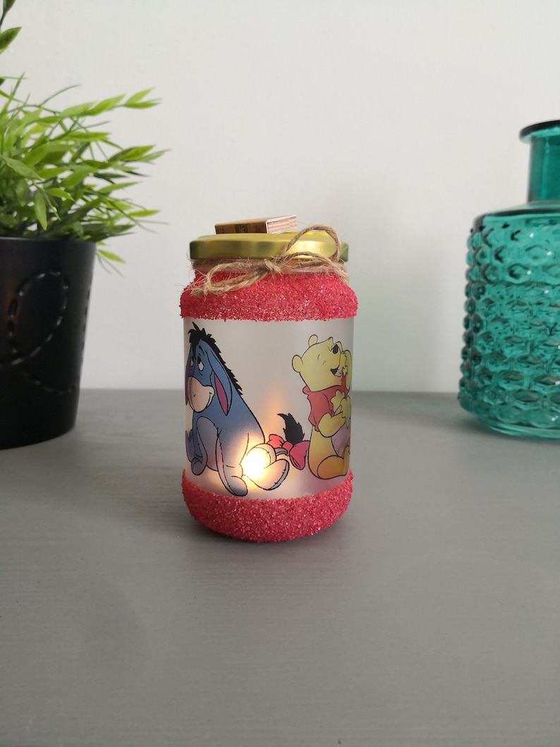 Photophore Winnie l'ourson Disney bougie LED veilleuse déco image 1