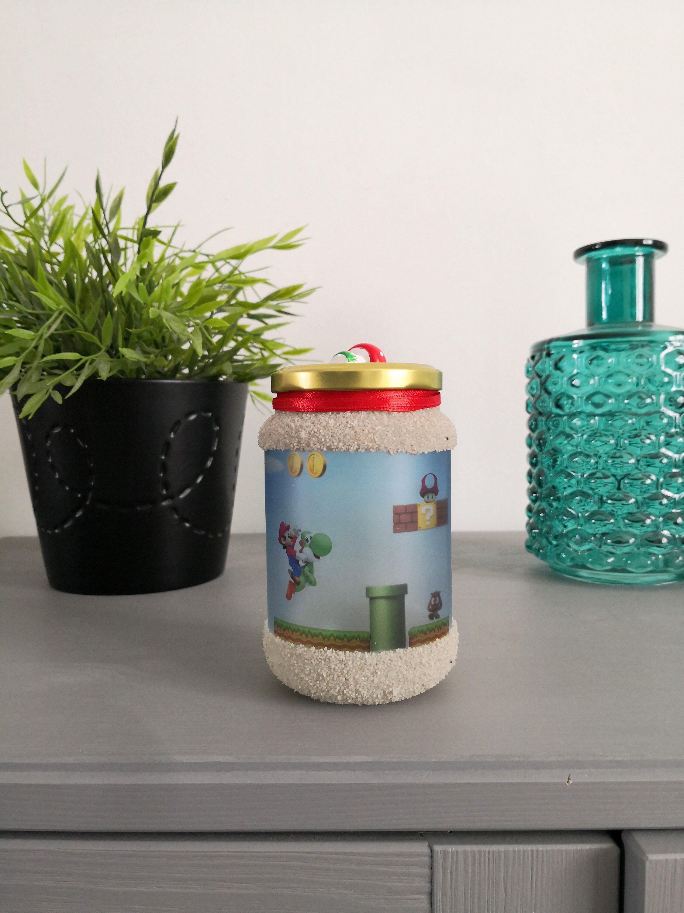 Photophore Mario Effet 3D Led Veilleuse Déco