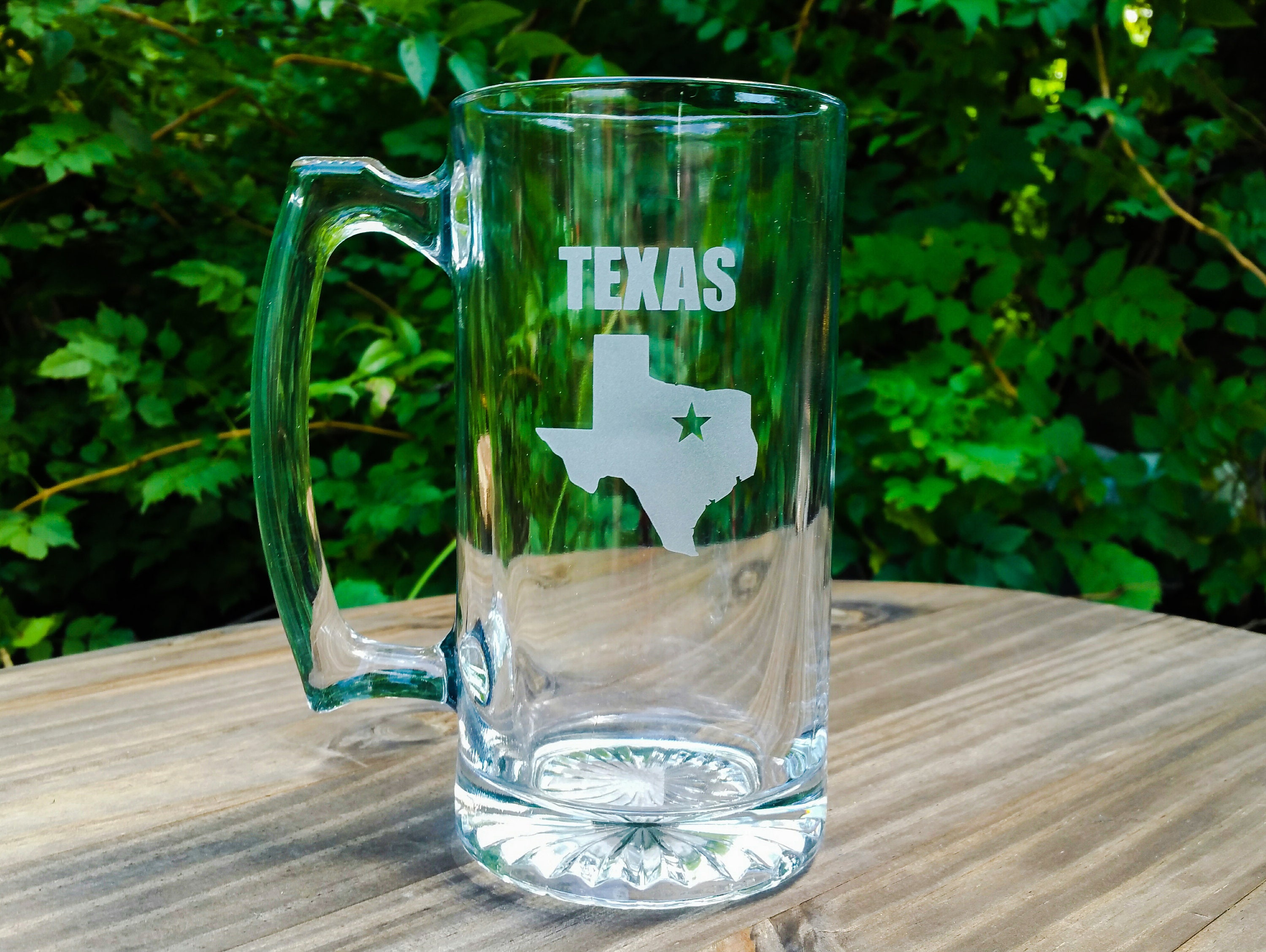 Texas Beer Glass Personalized options available Etsy