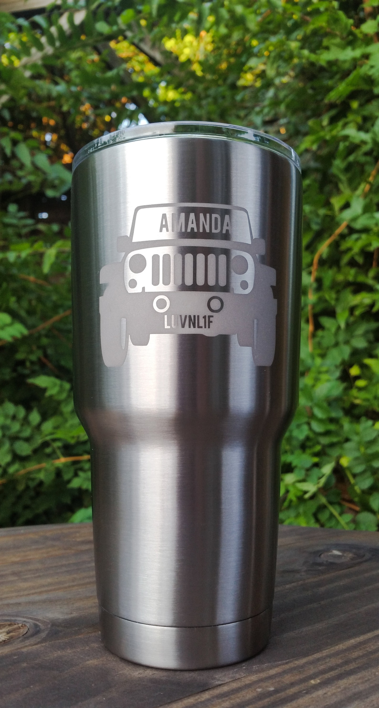 Jeep Wrangler Metallic Etched Tumbler Jeep Cup Jeep Mug Etsy