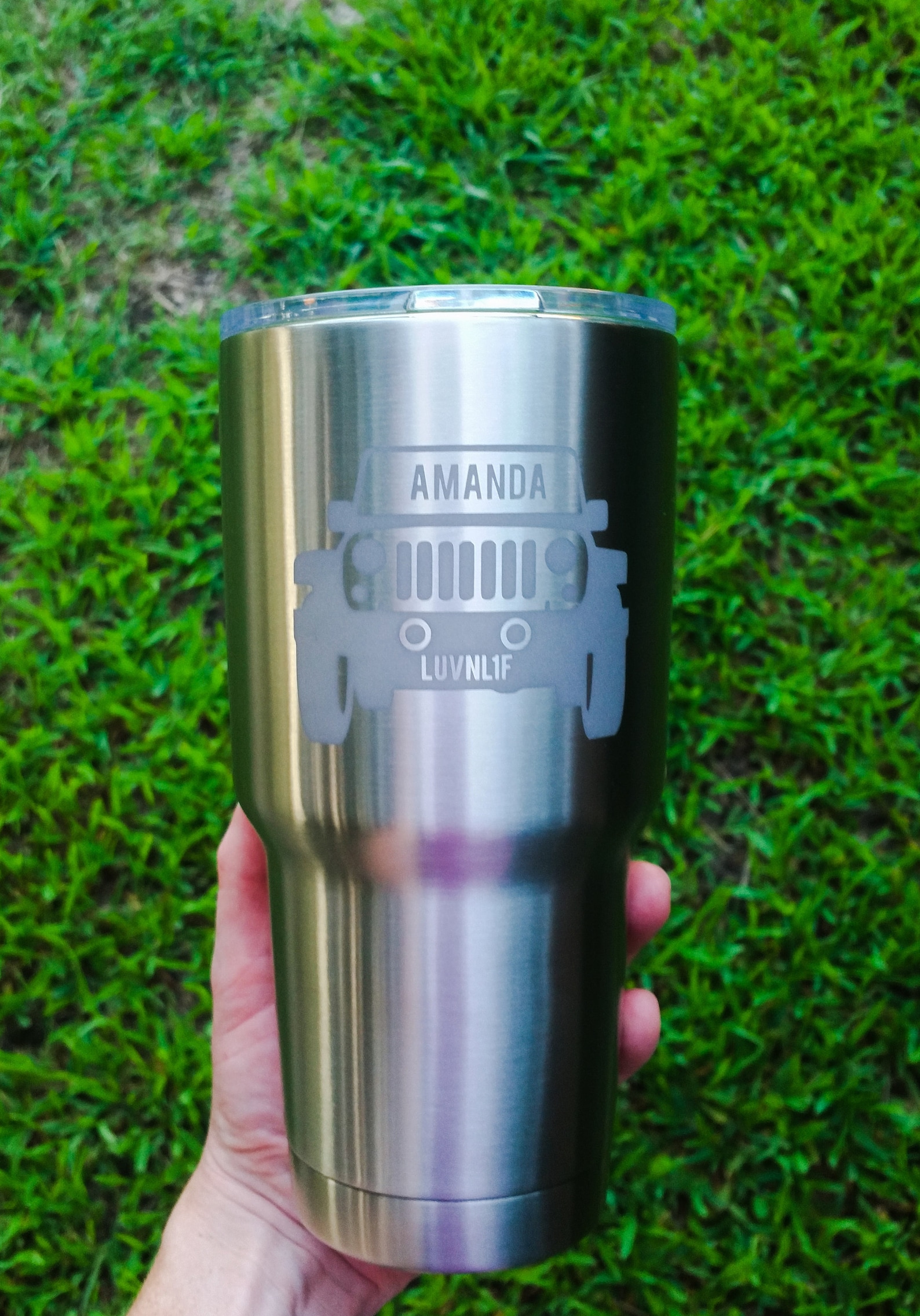 Jeep Wrangler Metallic Etched Tumbler Jeep Cup Jeep Mug Etsy