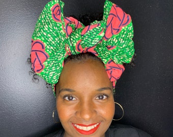 African Headwrap || African Clothing || African Fabric Headwrap || African Scarf || Fabric Headwrap || Headwrap|| Head Tie
