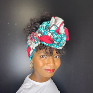 African Headwrap || African Clothing || African Fabric Headwrap || African Scarf || Fabric Headwrap || Headwrap|| Head Tie