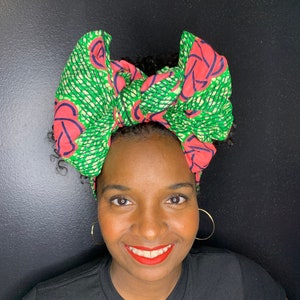 African Headwrap // Ropa africana // African Fabric Headwrap // African Scarf // Fabric Headwrap // Headwrap// Head Tie