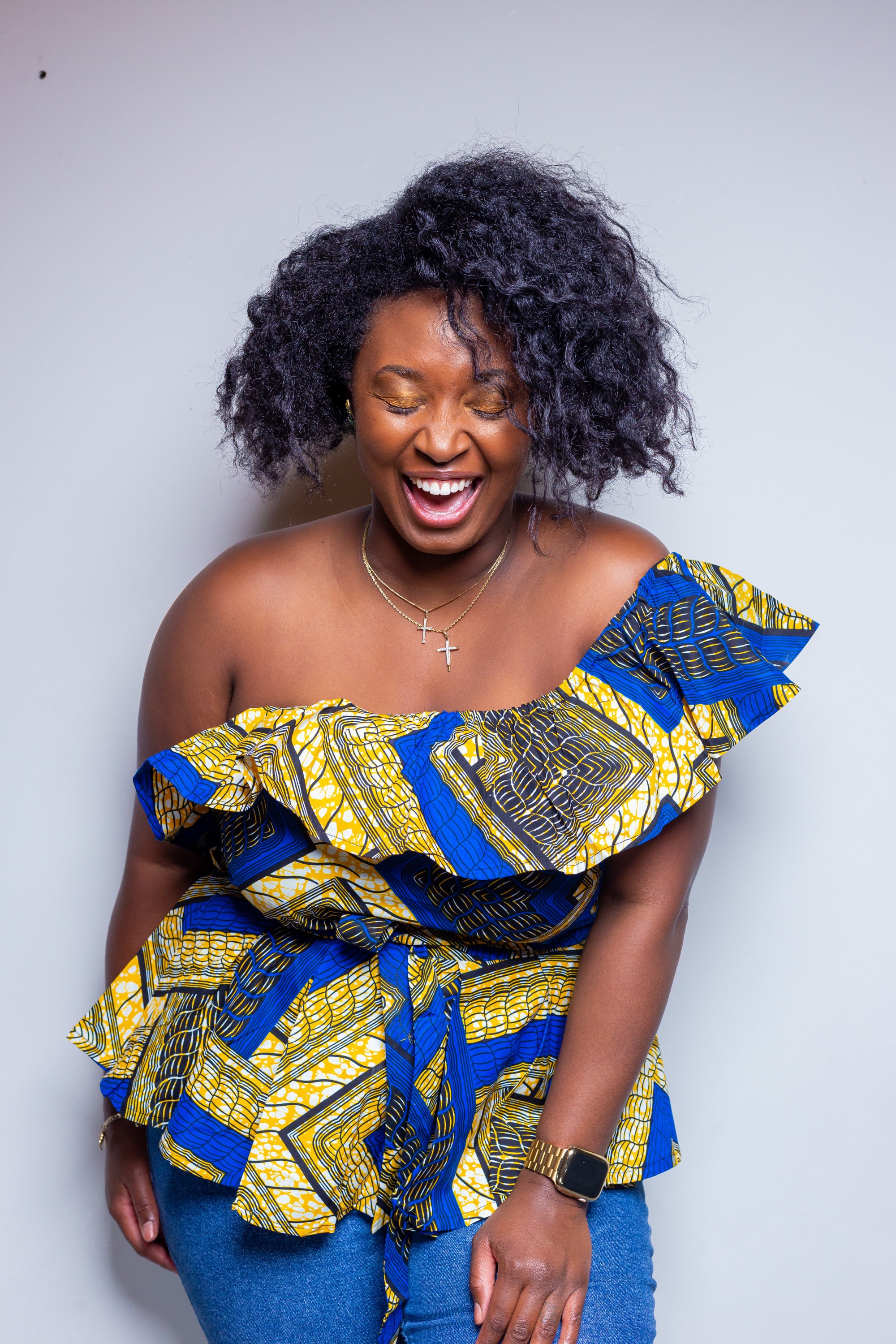 Ankara Peplum Top || 3-way Style Peplum Top || Plus Size Women's