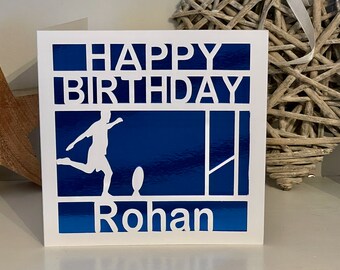 Carte Anniversaire Rugby Etsy Carte Anniversaire Rugby Etsy