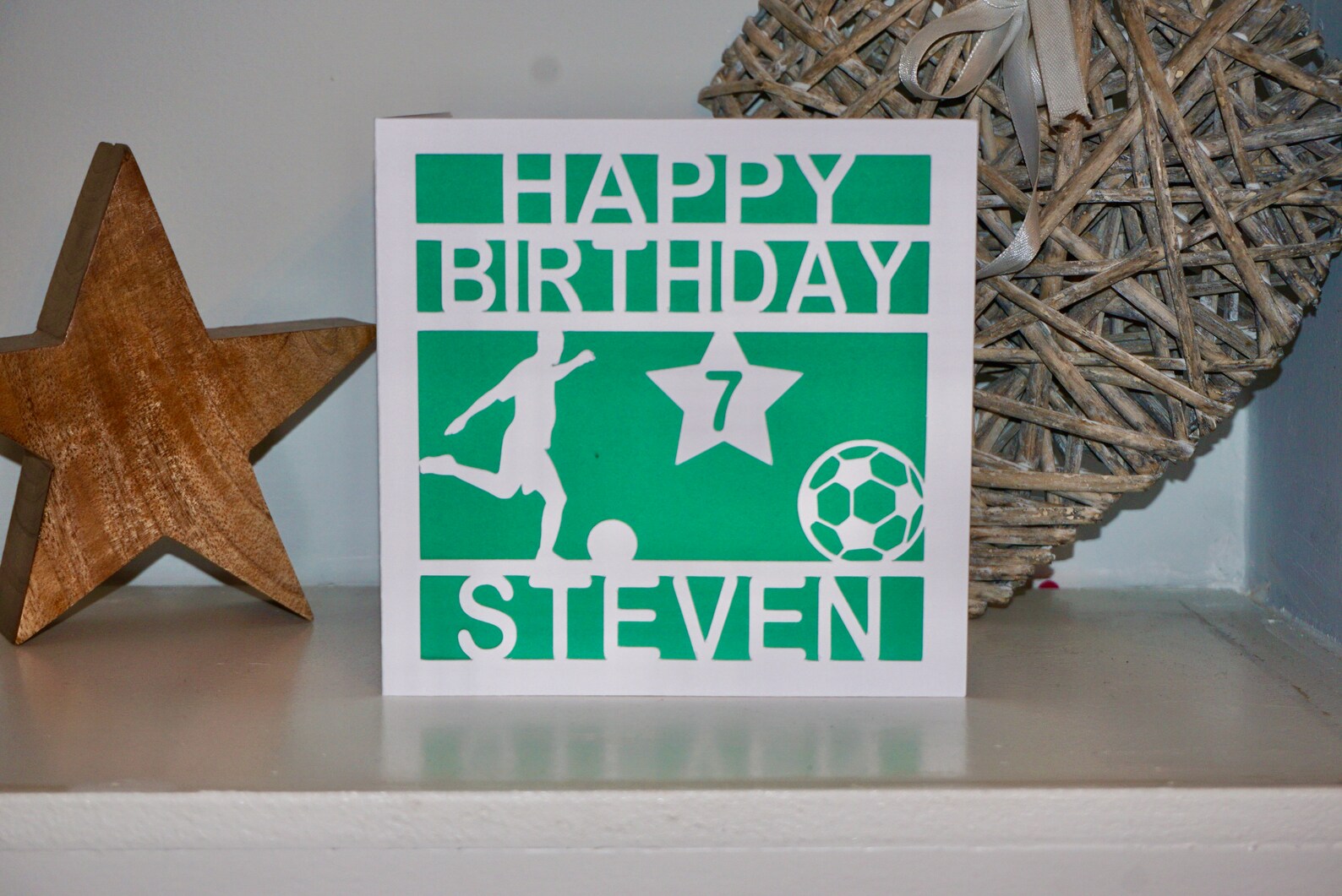 Personalised Football Birthday Card Football Birthday Card - Etsy UK
