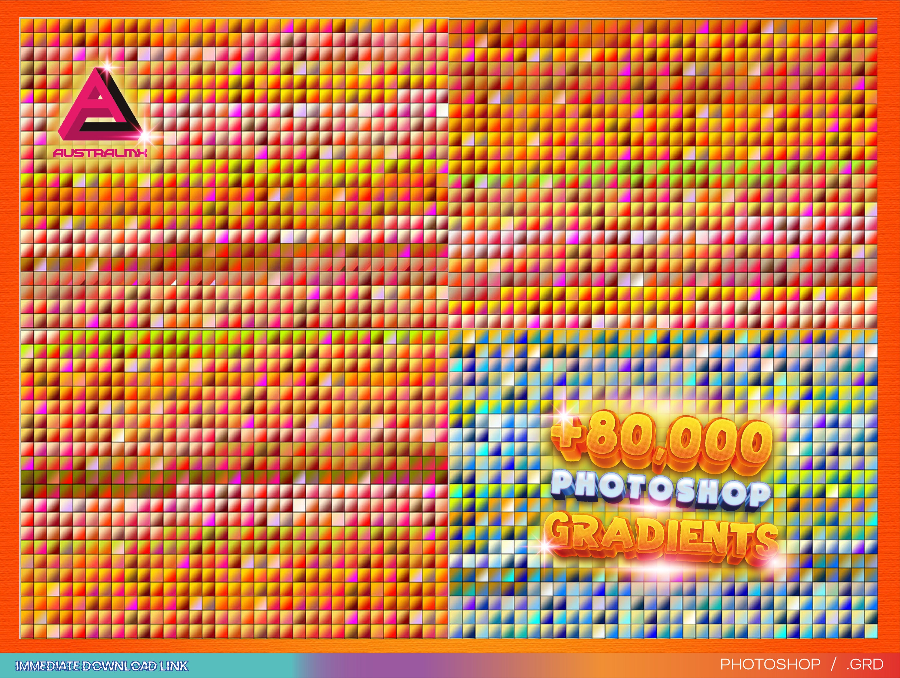 More Than 80,000 Degraded for Adobe Photoshop Mega Gradients Bundle ...