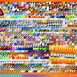 More Than 80,000 Degraded for Adobe Photoshop Mega Gradients Bundle ...
