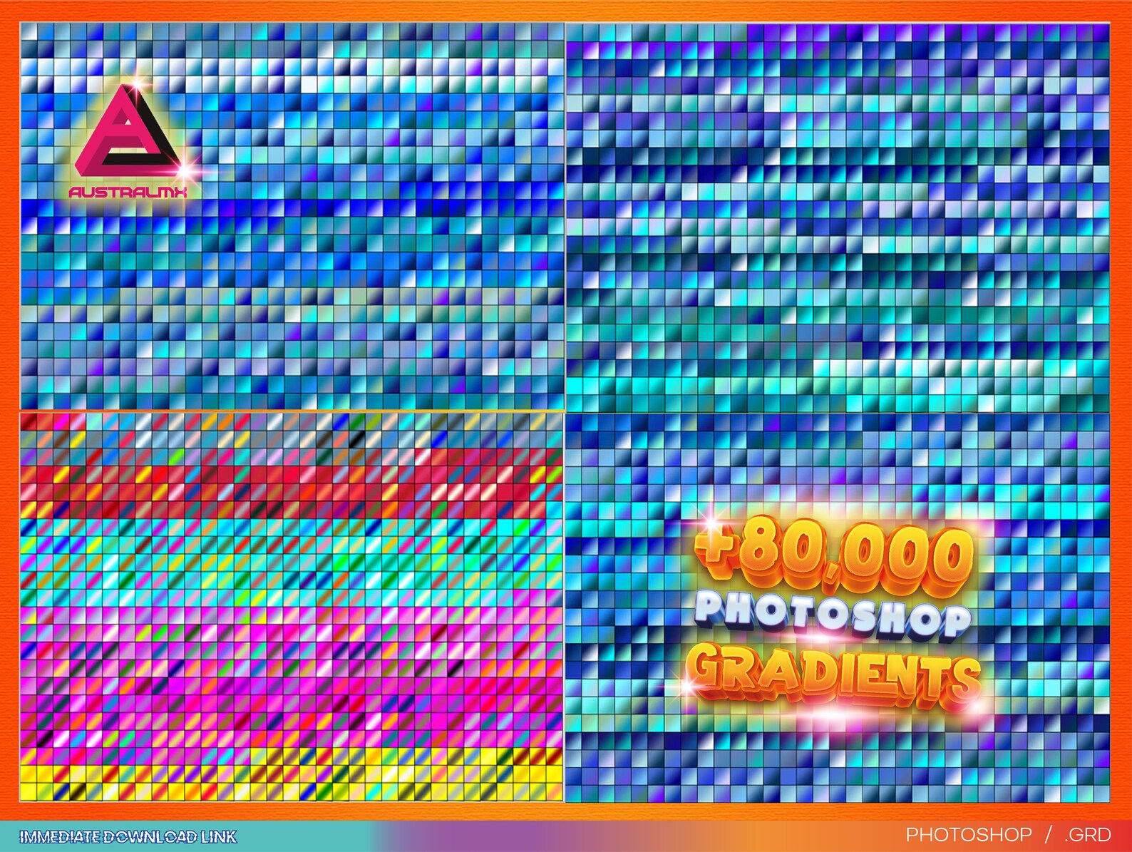 More Than 80,000 Degraded for Adobe Photoshop Mega Gradients Bundle ...