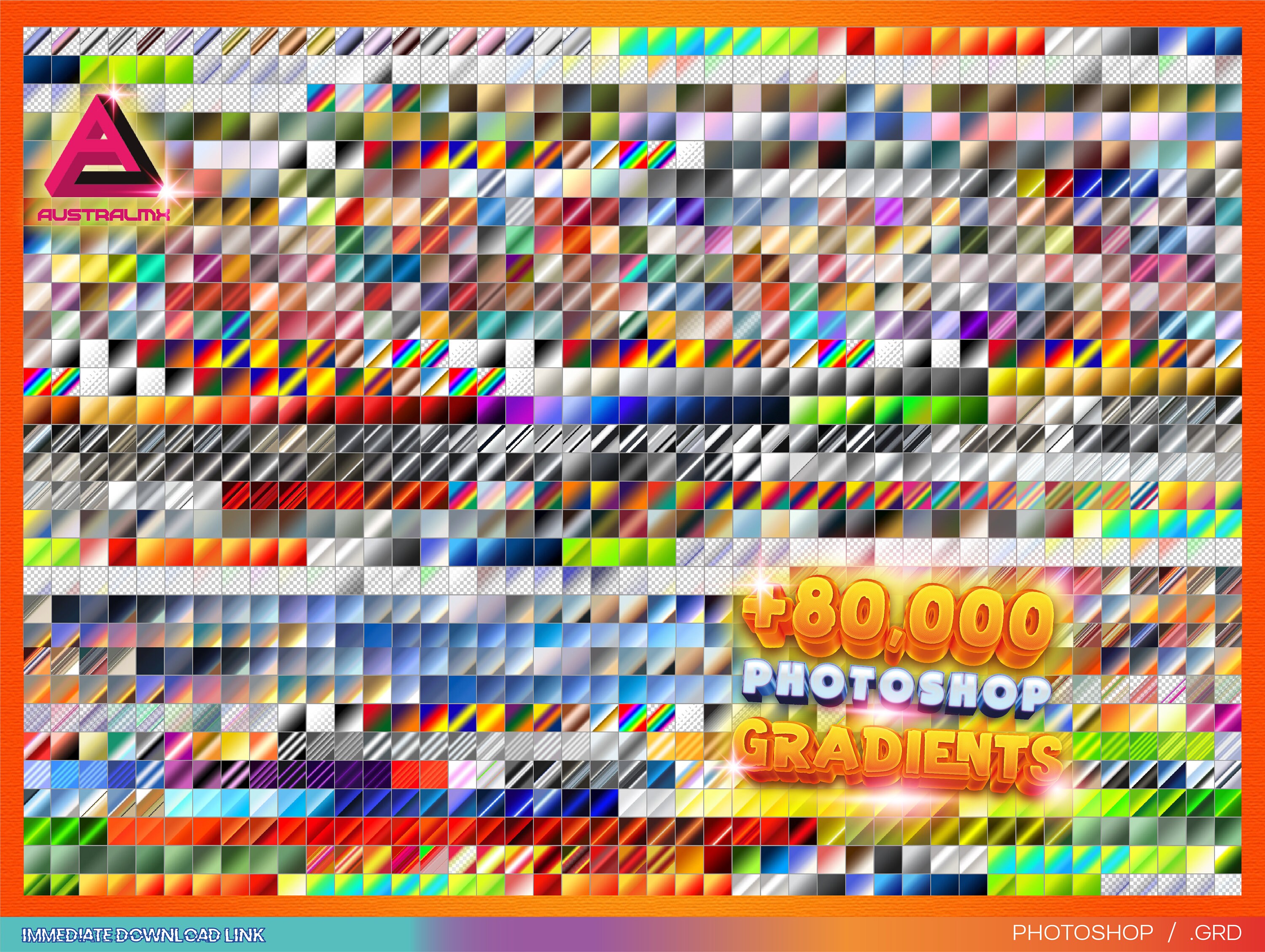 More Than 80,000 Degraded for Adobe Photoshop Mega Gradients Bundle ...