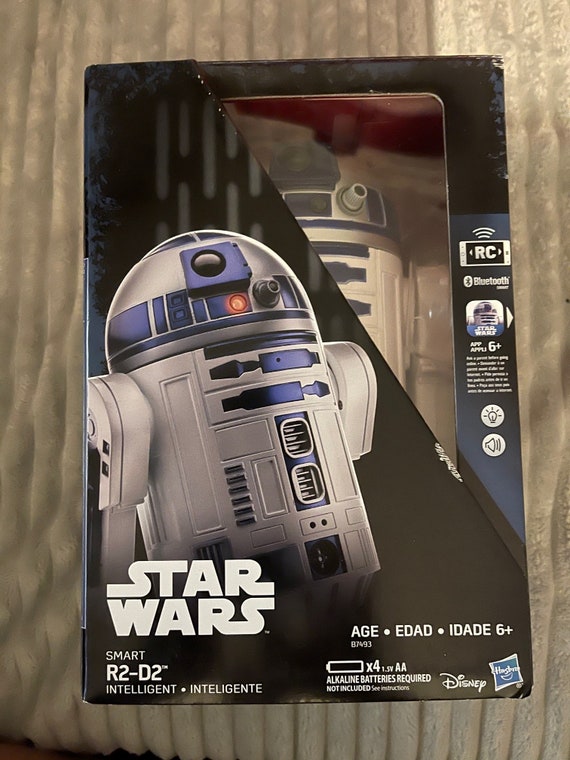 Ages 6 ~NEW~ Hasbro Star Wars Smart R2-D2 App Enabled RC Robot Droid Bluetooth Ages 6 ~NEW~ Hasbro Star Wars Smart R2-D2 App Enabled RC Robot Droid Bluetooth