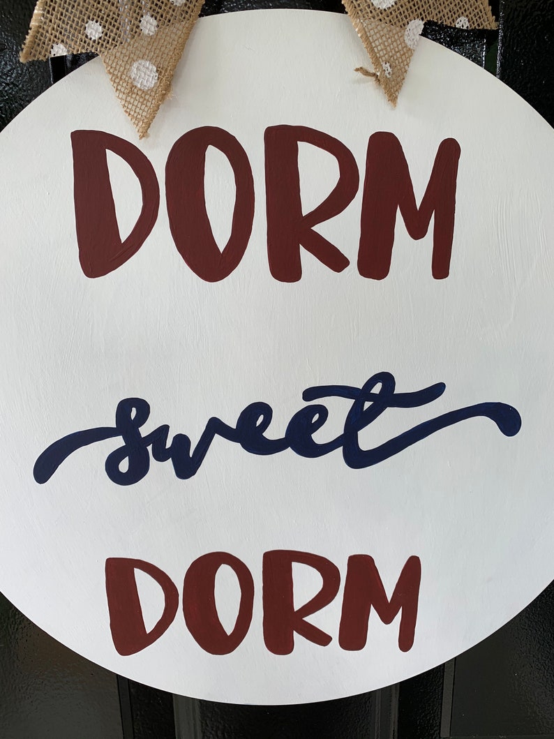 Dorm Room Door Hanger Dorm Room Sign Dorm Decor College | Etsy