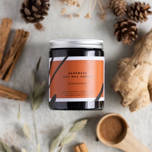 Gingerbread Soy Wax Candle