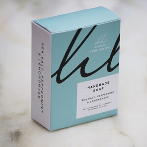 Sea Salt, Peppermint & Lemongrass Handmade Soap