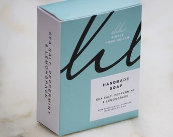 Sea Salt, Peppermint & Lemongrass Handmade Soap