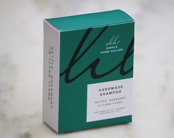 Nettle, Rosemary & Ylang Ylang  Handmade Shampoo Bar