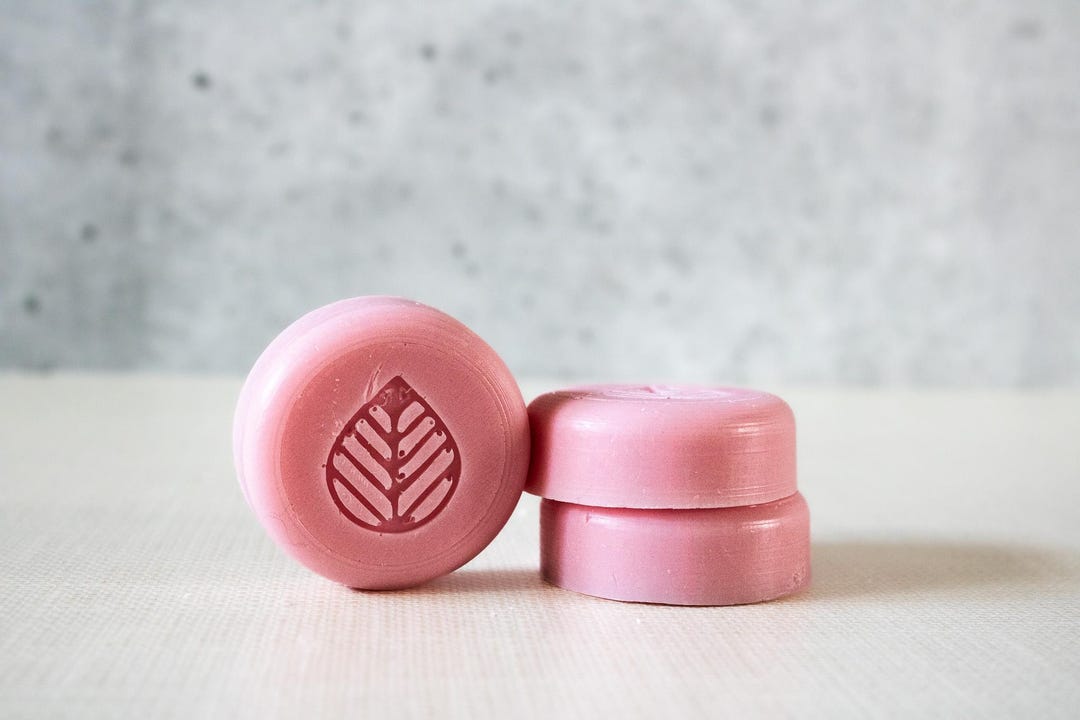 Round Mini Soaps Bergamot & Black Tea Guest Soap Set โ 3 Mini Round Soaps (leaf or Bee ...