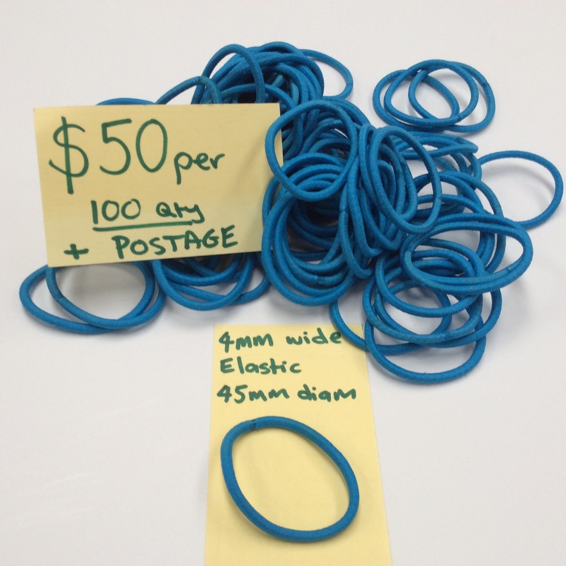 Hair elastics BULK 100pieces green red purple grey Etsy