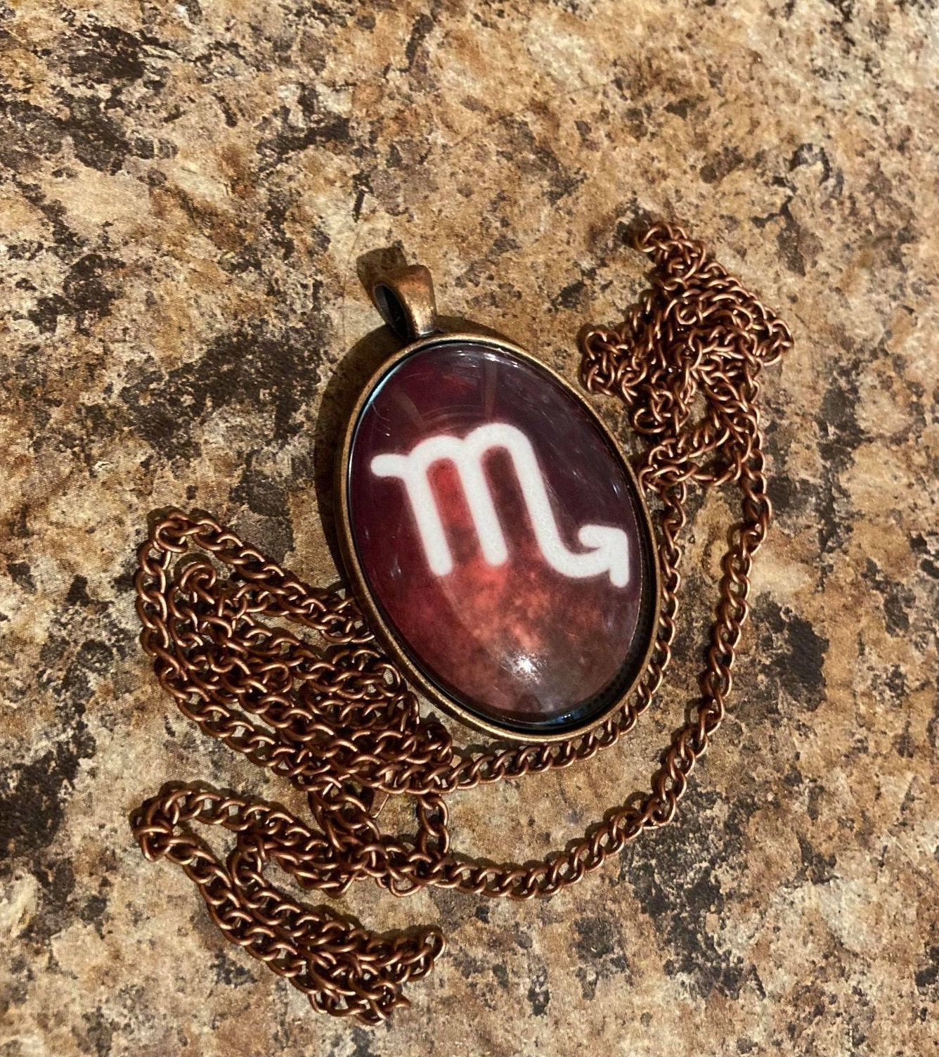 Scorpio Necklace Etsy