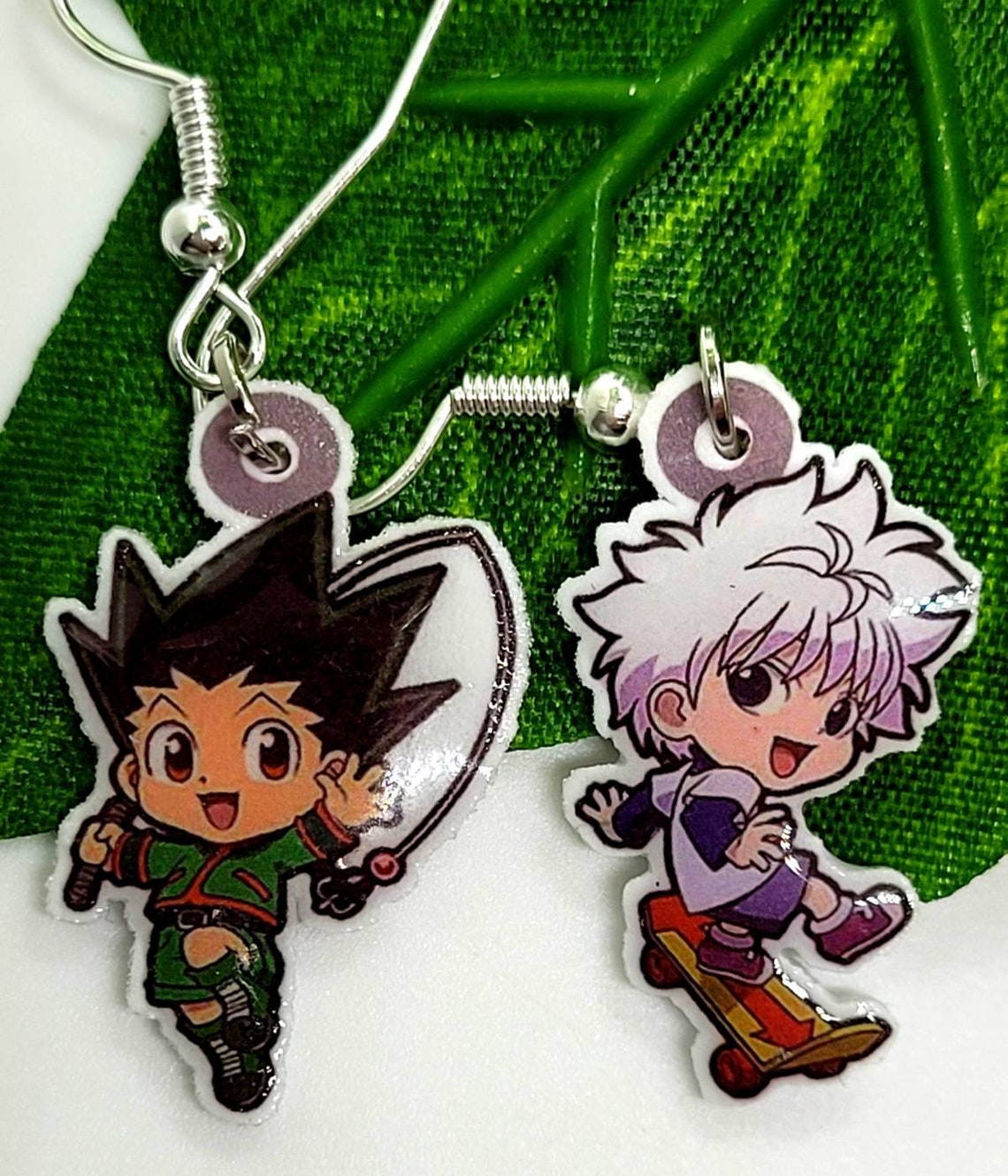 Hunter X Hunter Earrings Killua and Gon Etsy