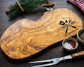 Personalized Fathers Day Gift for Dad, Grilling Board for Grandad, Cutting Board Gift for Men, Boyfriend Husband Grandpa Father-in-law Gift
