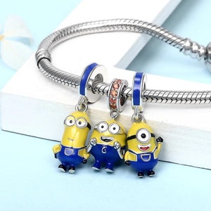 Bundle & Save minion bead charms, Stuart bead charm, Kevin bead charm, Bob bead charm, Despicable me charms