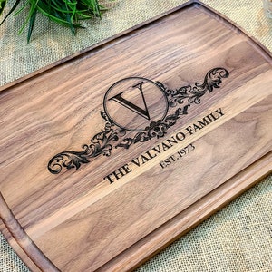 Personalized Wedding Gift Engraved Cutting Board Engagement Gift, Anniversary Gift Housewarming Gift Customized Unique Bridal Shower Gift image 5