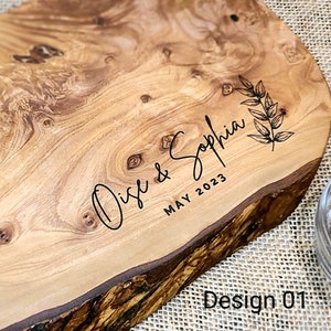 Mini Olive Wood Cutting Board 9 - SLATE