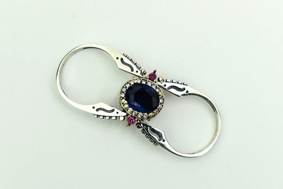 Extraordinary Ring Reversible Ring Turkish Design Oval Shape
