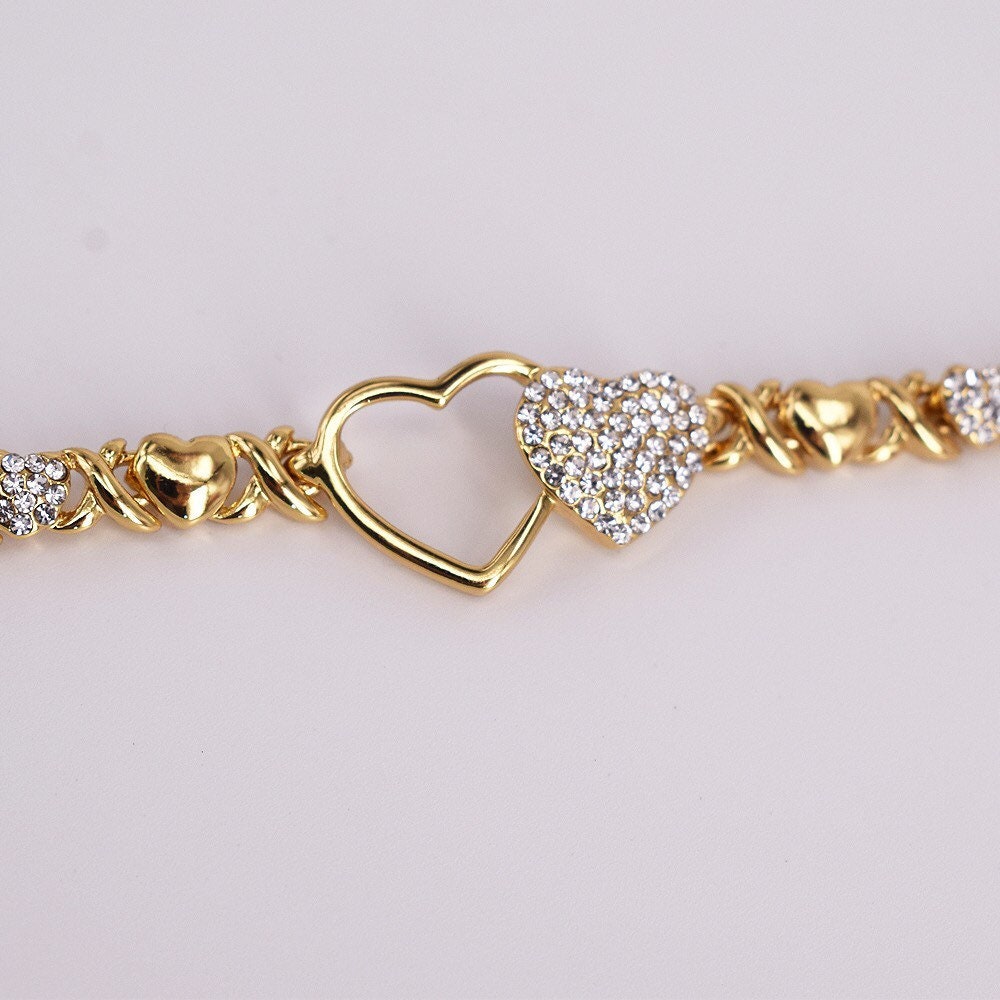 18k Xo Bracelets Real Gold Filled 7.5 Inches 1 Etsy Australia