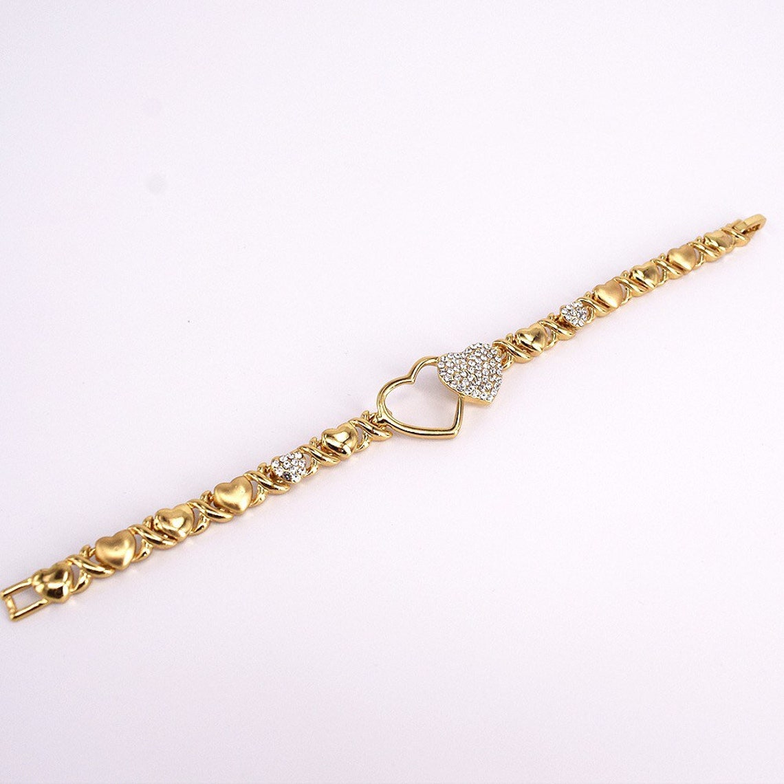 18k Xo Bracelets Real Gold Filled 7.5 Inches 1 Etsy Australia