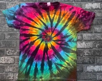 Tie Dye, tie dye Tshirt, Kids tie dye, Rainbow tie dye, Black tie dye, Unisex, tiedye, tie-dye, pride