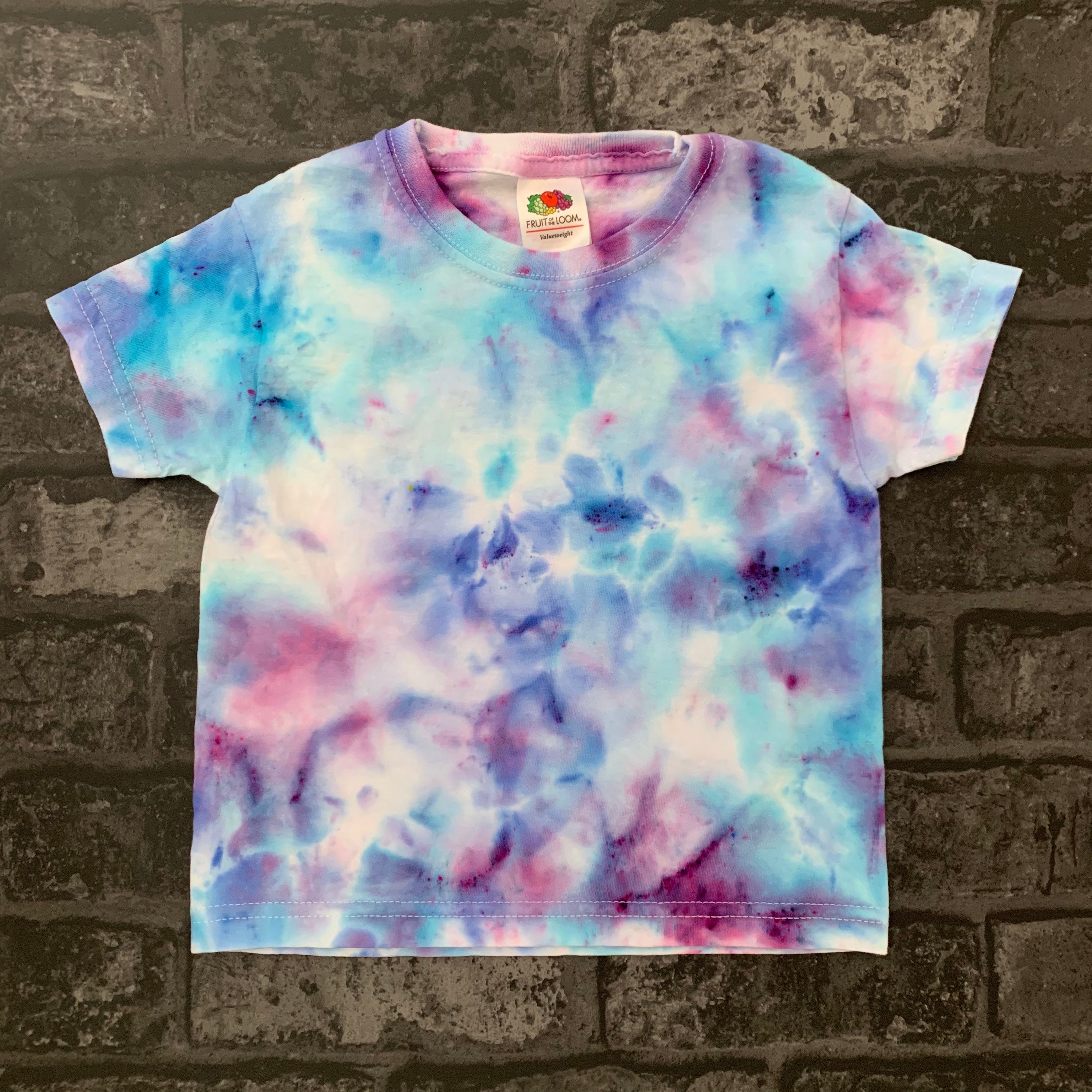Kids Galaxy Patch Tie Dye Unisex Tshirt Etsy