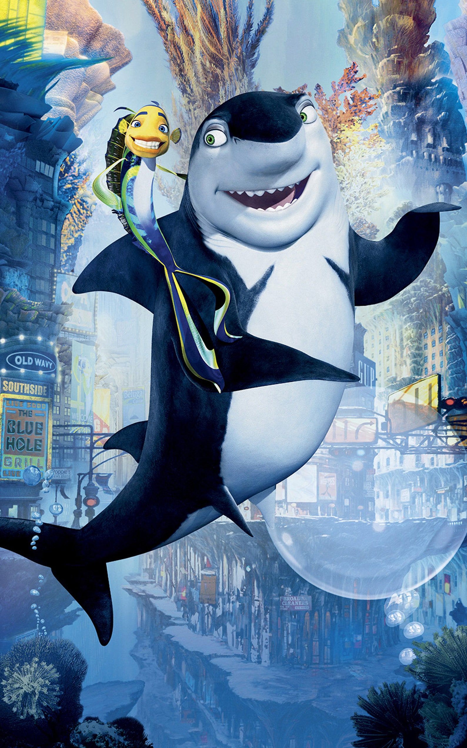 Shark Tale movie Shark Tale gloss poster 17x 24 inches Merry | Etsy