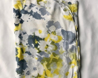 Baby swaddle set/ newborn swaddle/ girl swaddle/ floral swaddle/ swaddle and headband set
