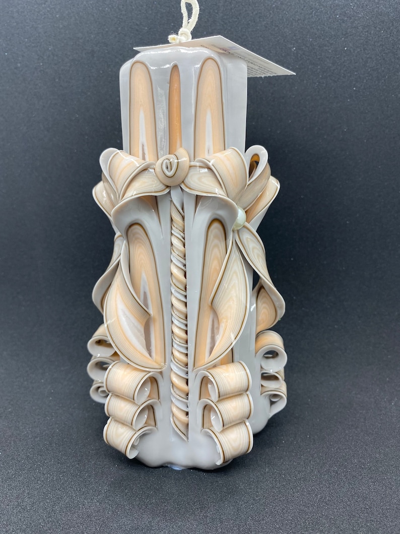 Hand Carved Candles Etsy