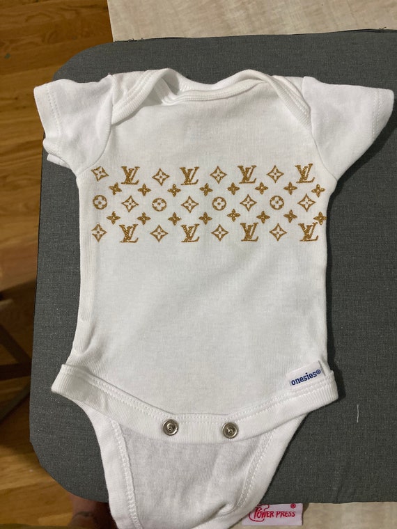 louis vuitton onesie baby