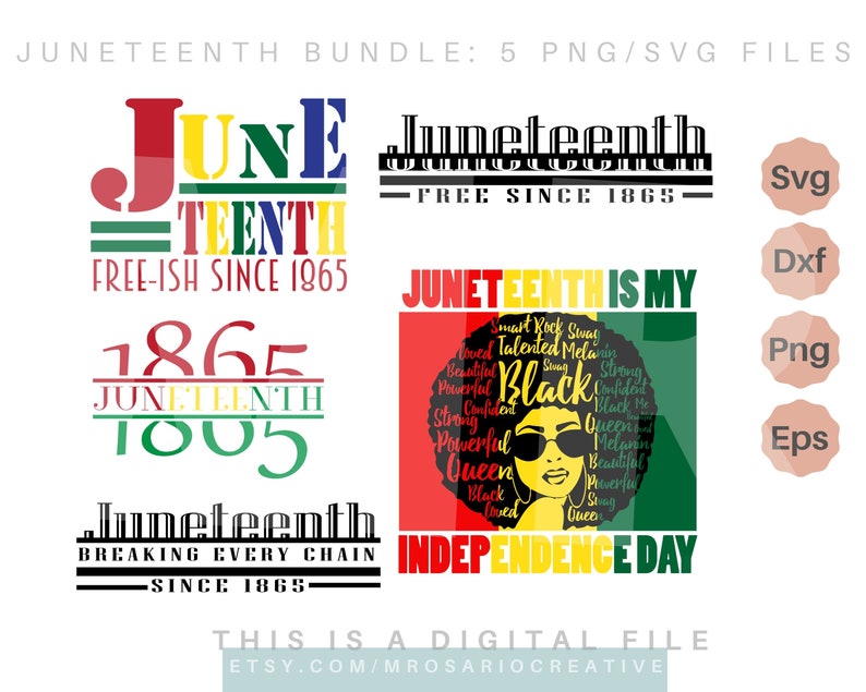 Download Juneteenth Bundles SVG File Cutting Files Cricut Cricut | Etsy