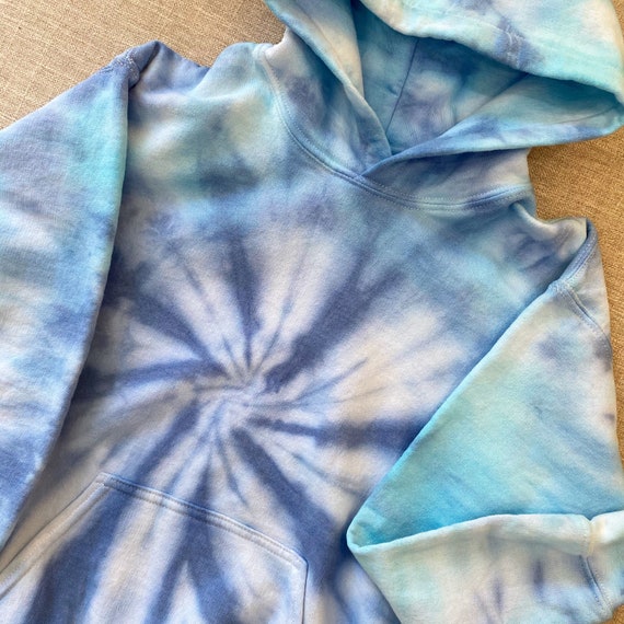 turquoise tie dye hoodie
