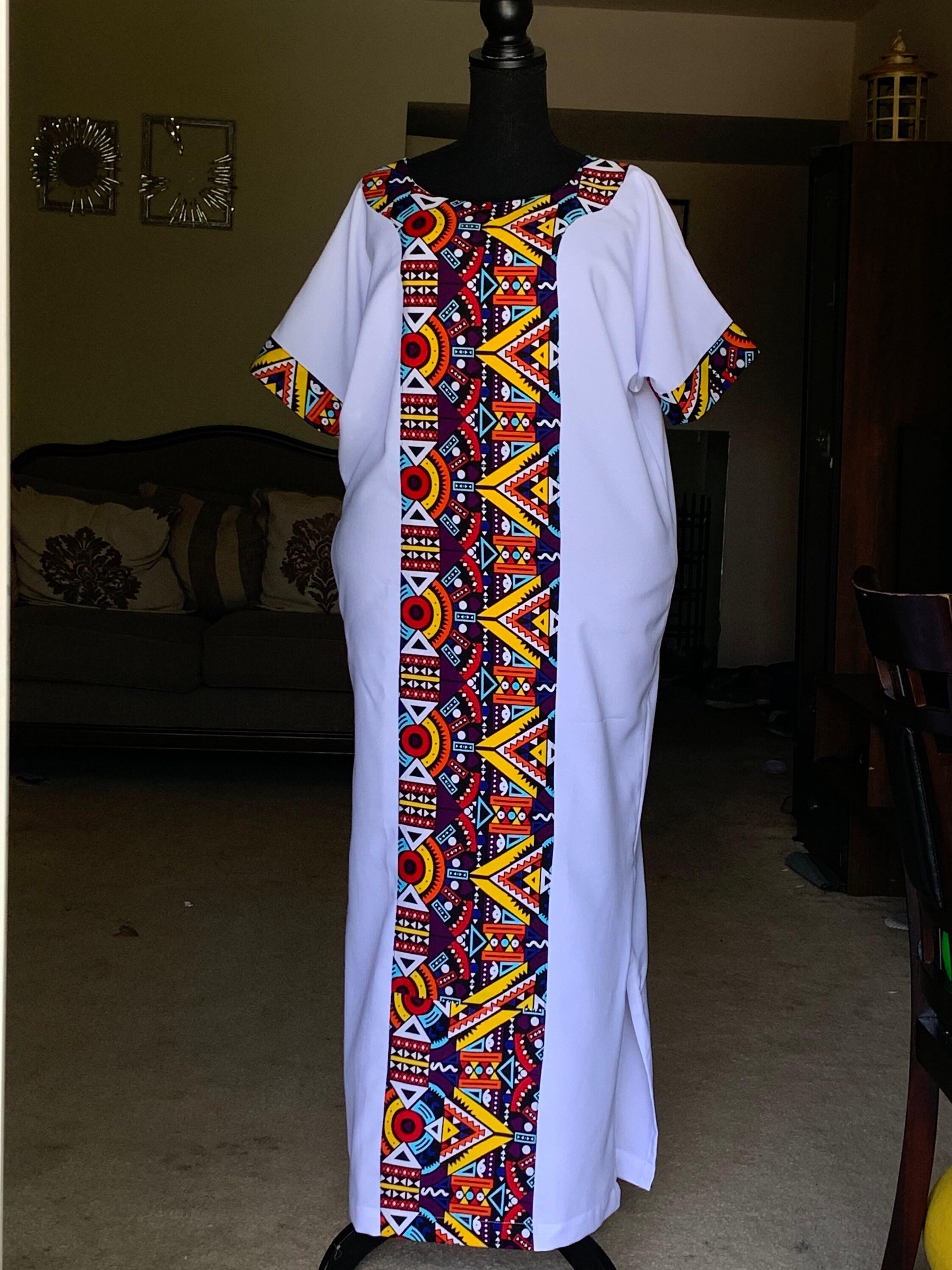 african print kaftan