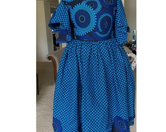 ankara flare dresses