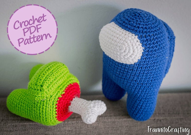 Crochet Pattern Among Us Crewmate and Corpse Etsy
